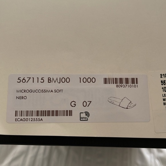 Authentic Gucci Guccissima Black Slide - Picture 3 of 8